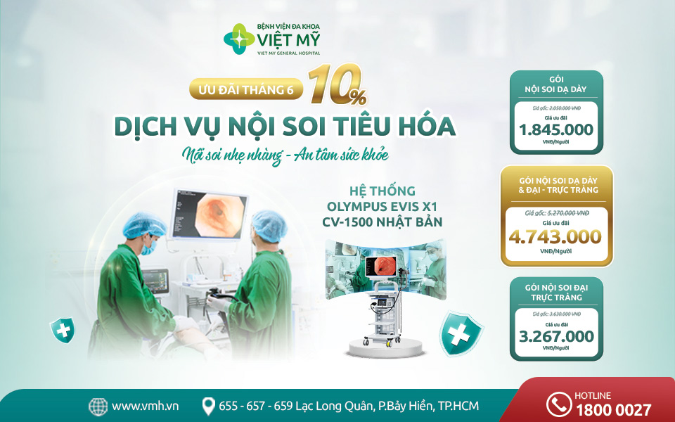 Gói dịch vụ nội soi tiêu hóa
